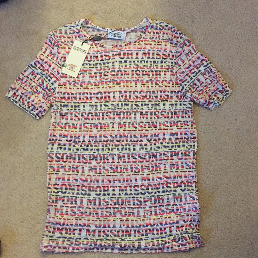 NWT Missoni Sport Crew Neck T-shirt